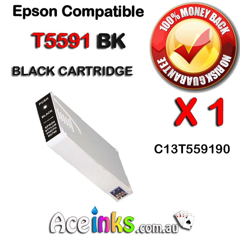 Compatible EPSON T5591 BLACK SINGLE